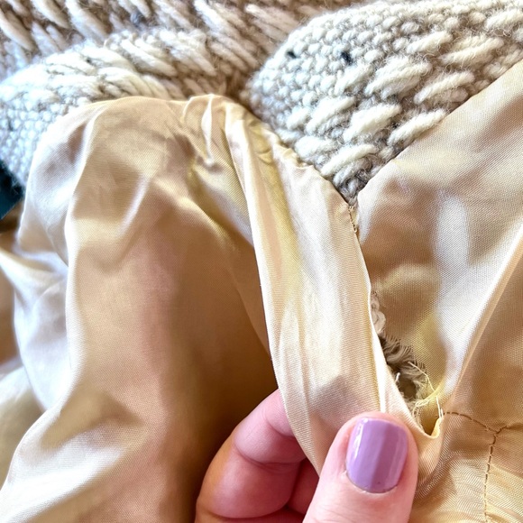 Blarney Woollen Mills Branigan Weavers Aran Sweater Coat Jacket (S) Rare Vintage - Picture 15 of 16